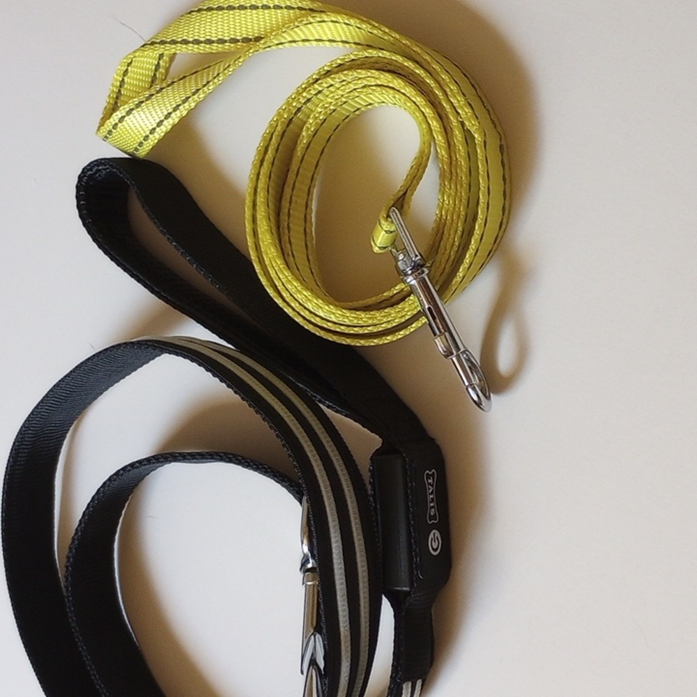 Set of 2 Safety Reflective Dog Leashes